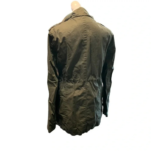 Yoki New York women's medium military green jacket with soft faux fur - Picture 7 of 8